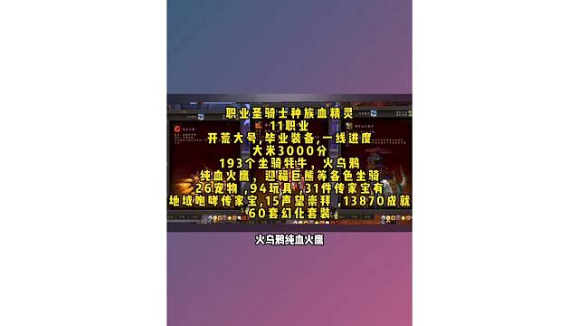 魔兽世界 职业解说
