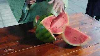 一塊西瓜劈三刀，怎么劈成11塊？