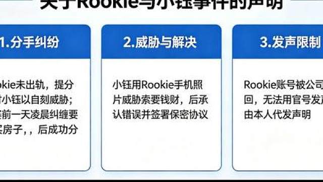 分手风波再反转！Rookie女友控诉小钰：自杀威胁、逼买房子