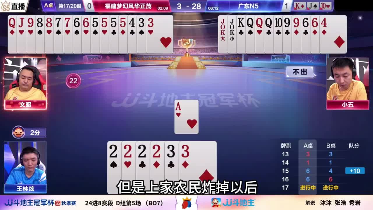 六大金刚对决打的就非常的精彩啊