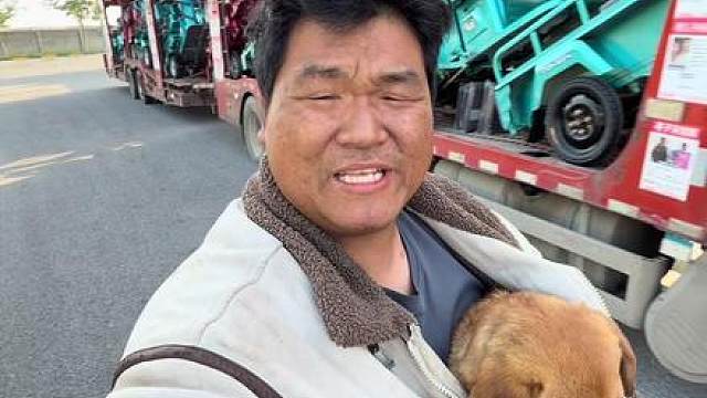 阳光明媚，是个踏青游玩的好天，可是还得干活，只有在服务区短暂的休息一下 ，晚上卸货