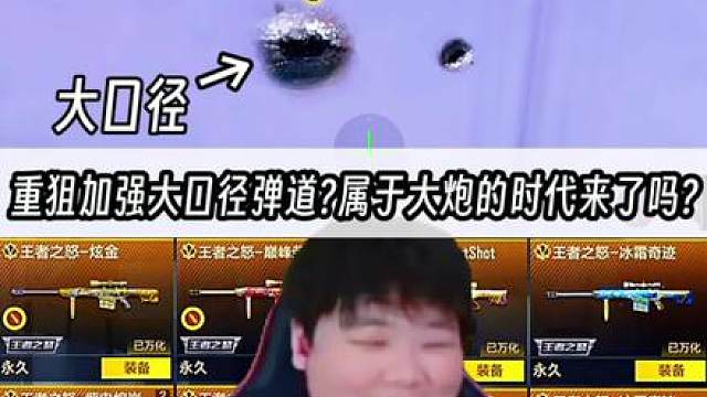 重狙加强大口径弹道?属于大炮的时代来了吗?