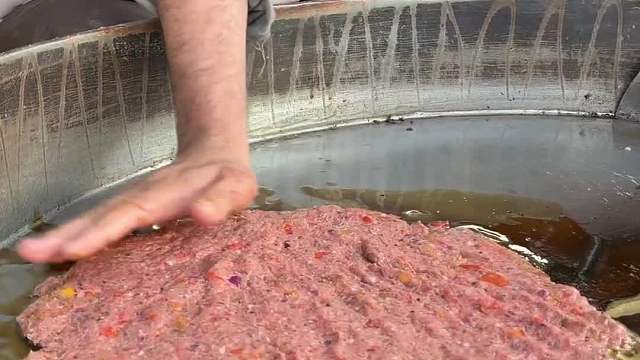巴基斯坦街头的牛肉美食