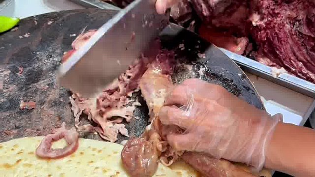 河北街边的驴肉大饼 100元大满贯