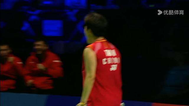 『2026尤伯杯』决赛

中国VS韩国

第二盘，刘圣书/谭宁2-0（21-15、21-12）郑娜恩