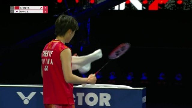 2026尤伯杯决赛，陈雨菲0-2不敌金佳恩，尤杯决赛中国1-2韩国,中国队暂时落后，第四盘是双方二双