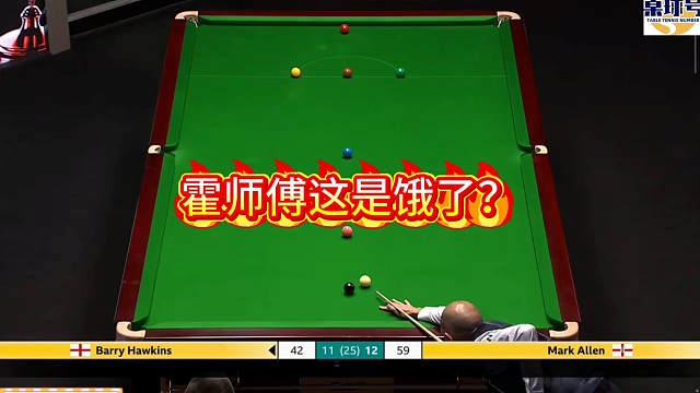 霍金斯关键时刻掉链子这块依旧非常稳定!艾伦进世锦赛4强约战吴宜泽#霍金斯 #吴宜泽 #赵心童 #斯诺