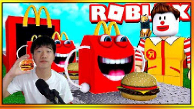 小飞象解说  Roblox麦当劳大亨：拥有吃不完的汉堡包！儿童套餐超炫酷玩具！