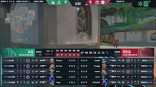 EDG關(guān)鍵回合勝利選手慶祝