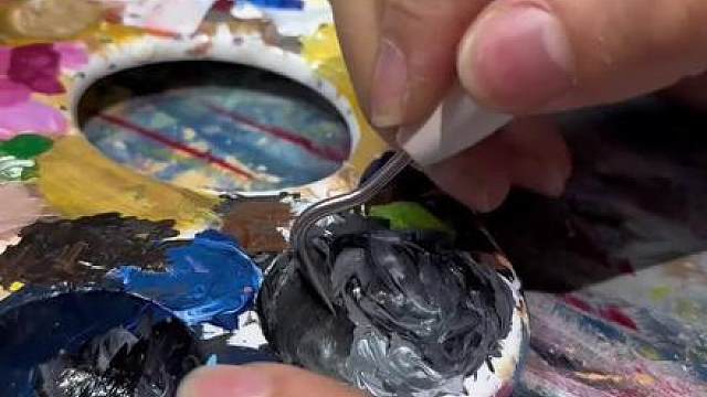 清理调色盘的正确姿势