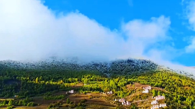家乡青山连绵溪水潺潺一草一木皆是心底温柔眷恋