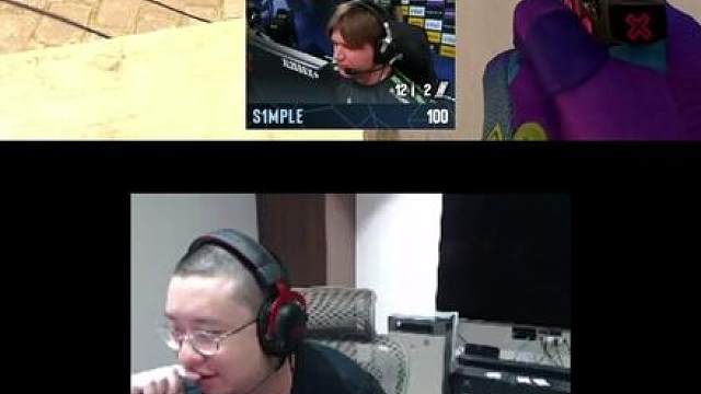 经典s1mple刀人来了！APEX直接开始互动！