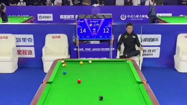今天视频分三个，最后一个祁国孝14:12落后小号被动精彩翻盘，恭喜祁国孝晋级64强今晚8点64进32不见不散