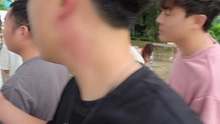 大智團(tuán)建拔河抽筋痛苦倒地