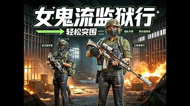 当区王杨齐家与三角洲老六在监狱玩女鬼流