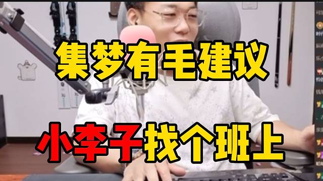 集梦有毛查完小李子本月收益后，直言不如找个班上！