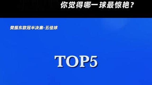 五佳球来袭！樊振东绝对力量与灵动球路，你觉得哪一球最惊艳？