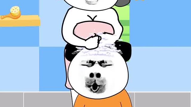 像不像小时候洗澡的你