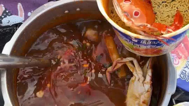 海鲜泡面一份6块好便宜