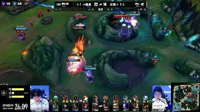 当BLG 1:0 AL时，朱开锐评跟BLG打乱战宇宙上没人打得过，都在喷Hope，难道野辅问题不大吗