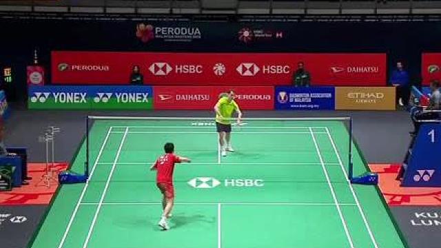 国羽男单后继有人了！马来西亚大师赛爆大冷，胡哲安战胜拉尼尔