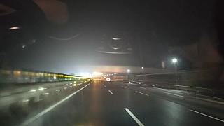 夜間駕車驚喜抵達(dá)柯橋西