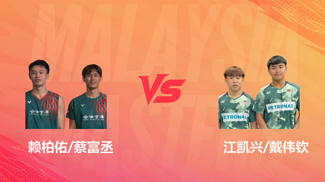 【回放】男双 赖柏佑/蔡富丞vs江凯兴/戴伟钦 1/16赛 2026马来西亚羽毛球大师赛 清流