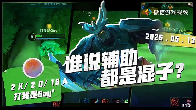 （墨子）谁说辅助是混子？