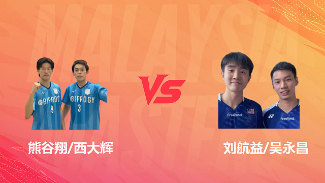 【回放】男双 熊谷翔/西大辉vs刘航益/吴永昌 1/16赛 2026马来西亚羽毛球大师赛 清流
