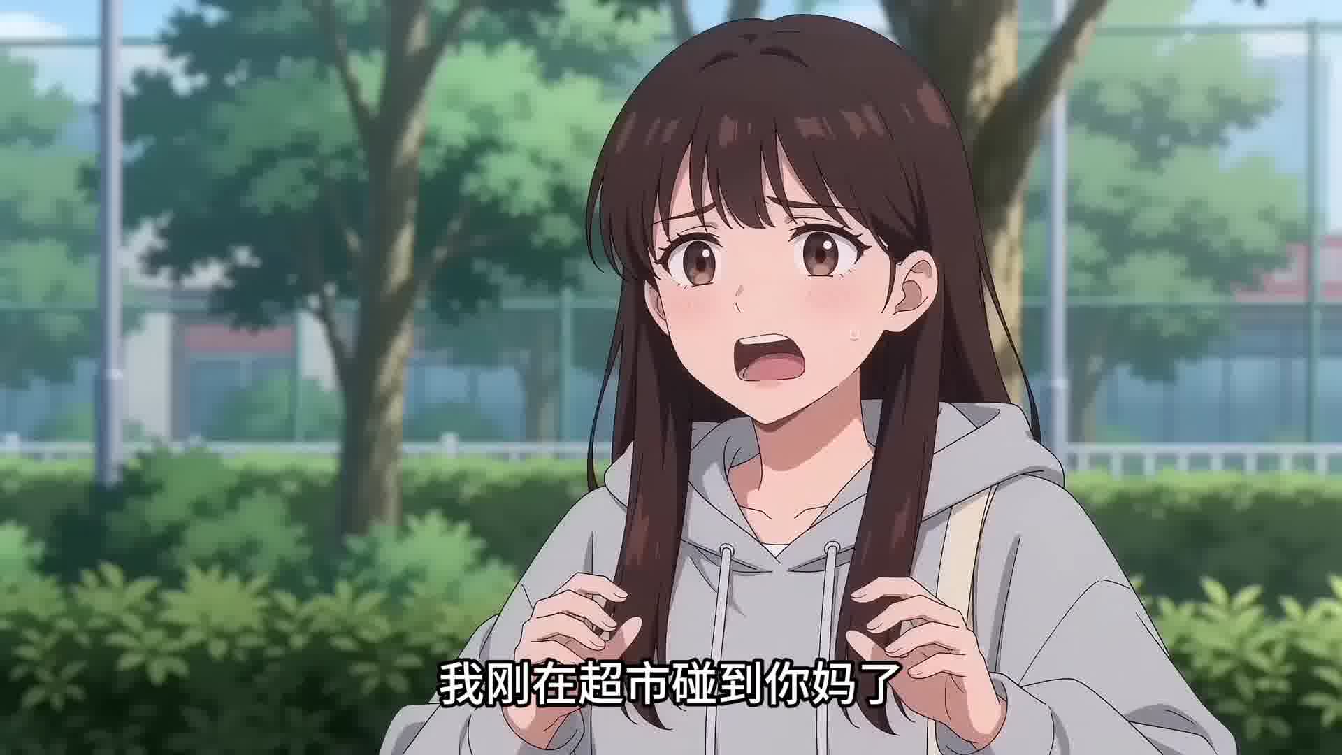 看到我就晕倒了