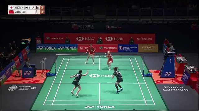 陈樊淑湉/罗徐敏后场连贯输出 连续下压不给喘息空间