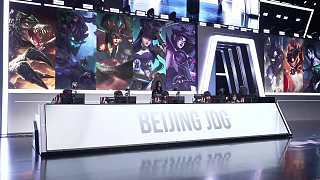 JDG對陣TES淘汰賽開局