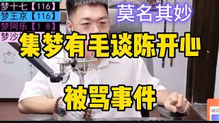 集夢有毛談陳開心被罵事件，莫名其妙的！