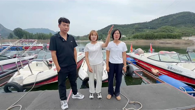 河北西城峪潘家口水库飞月益缘农家院每人150包吃包住免费野钓钓鱼爬长城！