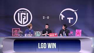 LGD中野完美配合拿下賽點(diǎn)