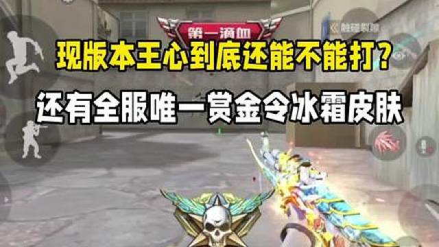 现版本王心到底还能不能打？还有全服唯一赏金令冰霜皮肤！