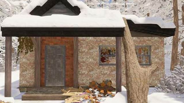在游戏里沉浸式打扫破旧小屋