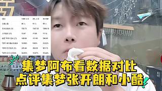 集夢阿布看數(shù)據(jù)對比點(diǎn)評(píng)集夢張開朗和小酷