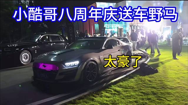 小酷哥八周年庆送车野马，我只能说豪无人性。