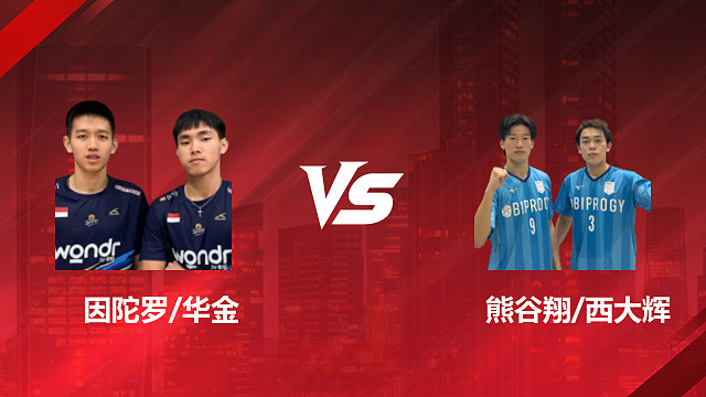 【回放】男双 因陀罗/华金vs熊谷翔/西大辉 1/16赛 2026印尼羽毛球公开赛 清流