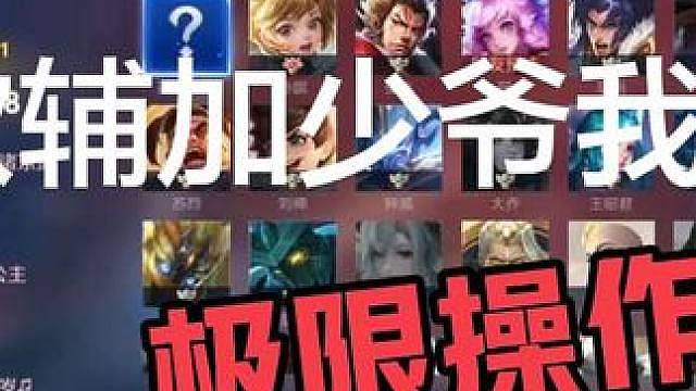 软辅加少爷射手我服了哥