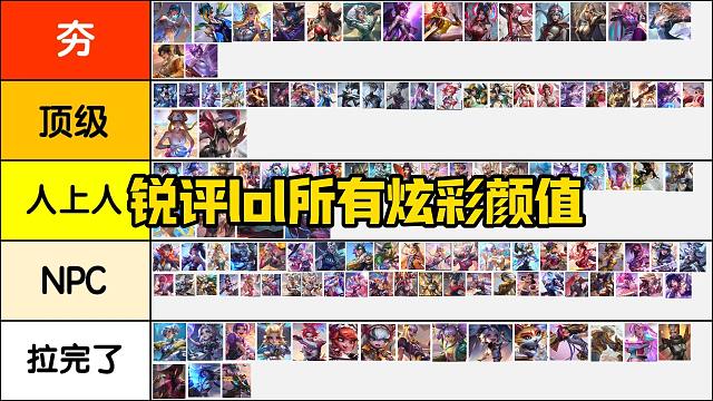从夯到拉!锐评lol所有炫彩皮肤颜值(下）