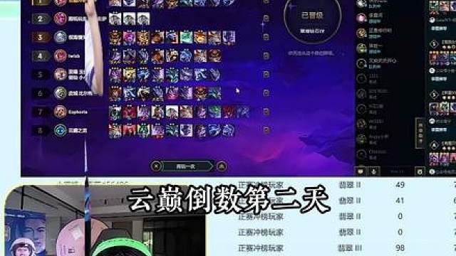 红莲云巅倒数第二天冲上钻石登顶第一！明天定榜能否称霸拭目以待