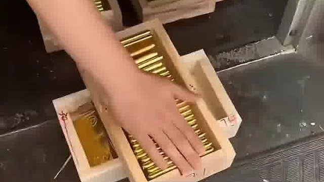 客户女儿结婚，买了388公斤黄金，打造72件黄金嫁妆。巧克力我都不敢买这么多