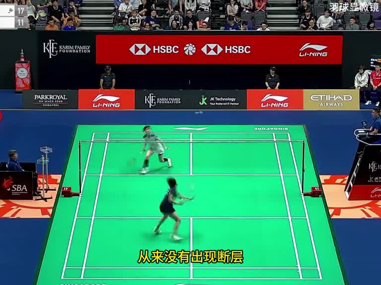 新加坡公开赛宫崎友花争议，球无鹰眼无回放