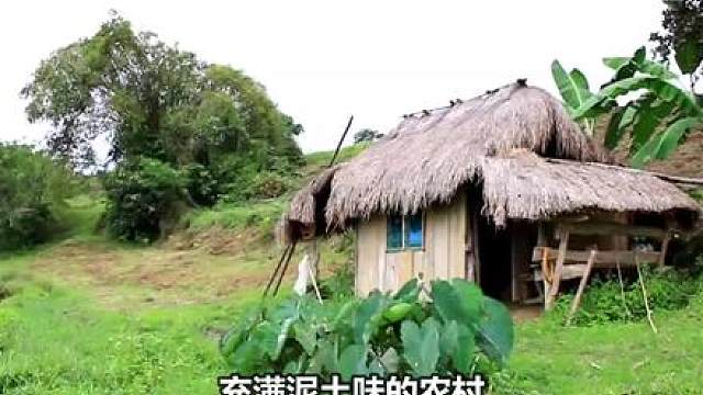 菲律宾贫困农村生活，住草屋睡茅房，生活一切所需都来自大自然