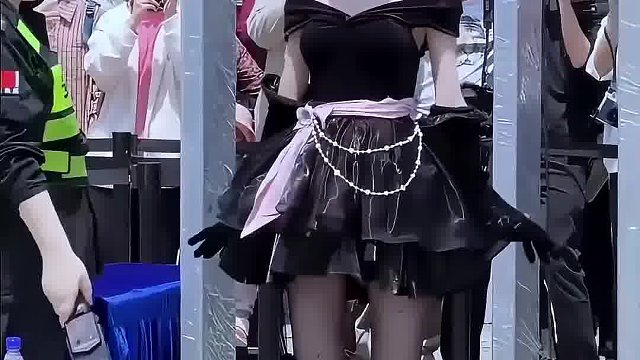 保安眼都看直了！