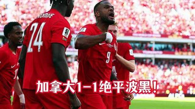 队史首分！加拿大1-1波黑，拉林替补112秒神兵救主！ 队史首分！加拿大1-1波黑，拉林替补112秒神兵救主！