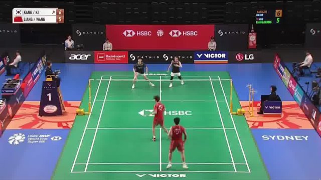 梁伟铿/王昶后场轮番突击 重杀落点直指防守空档
