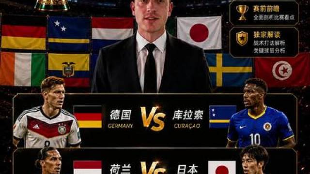 德国vs库拉索 荷兰vs日本 科特迪瓦vs厄瓜多尔 瑞典vs突尼斯